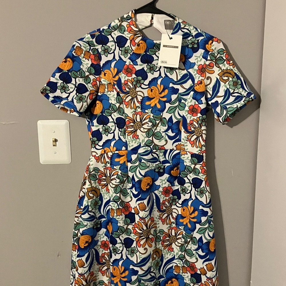 NWT ASOS Maternity Multicolor Floral Dress